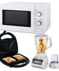 (Microwave, Toaster & Blender Bundle)