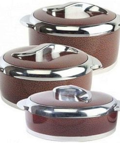 This VTCL 3-Casserole Plate is one of VTCL products made in India for keeping food hot for hours