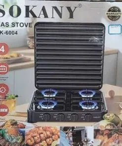 Sokany 4 Burner Gas Stove