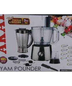 Enjoy cooked pounded yam at home with Akai Yam Pounder & Food Processor