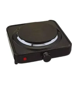 Rashnik Single Hotplate RN-4077B for cooking without gas. 1 face burner