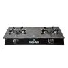 Rashnik 2 Burner Glass Gas Stove for cooking food at home