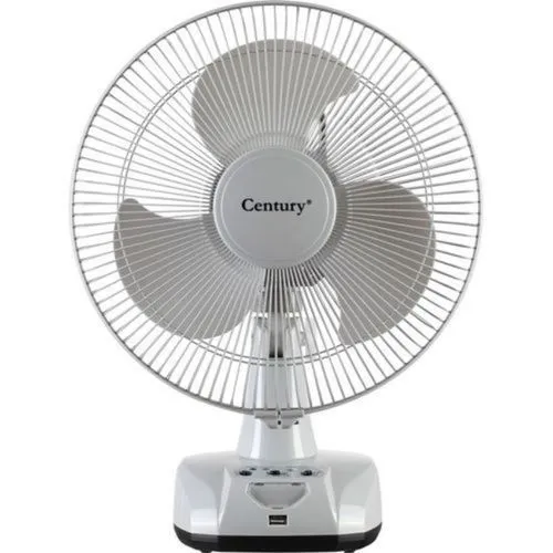 Century 12-Inch Rechargeable Table Fan for ventilation