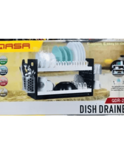 Alternative view of Qasa Rustless 2 Tier Plastic Dish Drainer