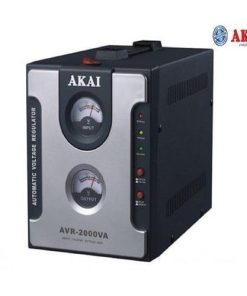 Protect your appliances from voltage fluctuations with the AKAI Automatic Voltage Stabilizer 2000VA.