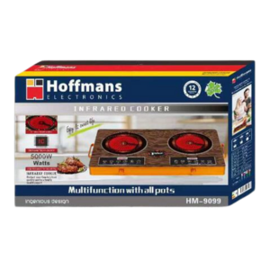 Hoffmans 2 Burner Infrared Cooker - Image 2