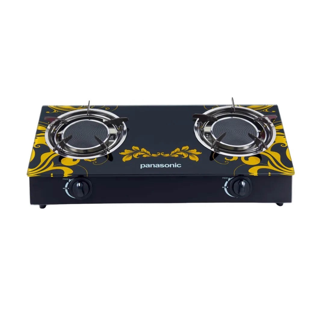 Panasonic 2 Burner Glass Gas Cooker