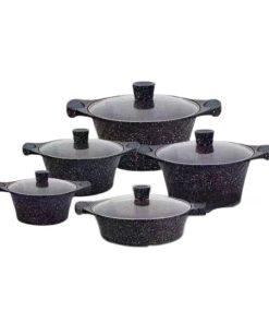 JIO 10 pcs Non stick cookware set
