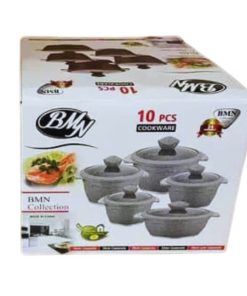 BMN 10 Pcs Cookware Granite Set
