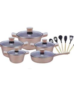 Alternative view of JIO 16 Pcs Cookware Granite Set