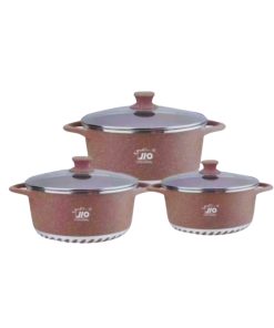 JIO 6 Piece Granite Cookware Set