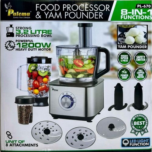 Paloma Food Processor and Yam Pounder
