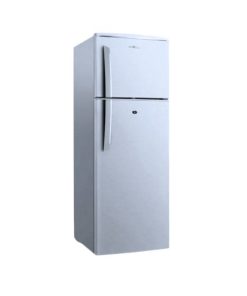 a white refrigerator with two doors - Bruhm 200L Double Door Refrigerator