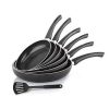 Kinelco 7pcs Non Stick Fry Pan Set