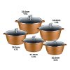 Nea Stockpot Set 5pc Cuprum Copper