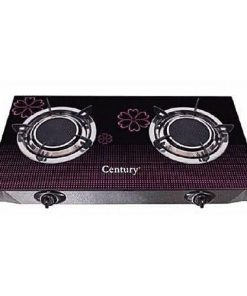 Alternative view of Century 2 Burner Infrared Glass Gas Cooker