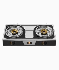Mama Home Ebony 2 Burner Gas Cooker
