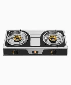 Mama Home Ebony 2 Burner Gas Cooker