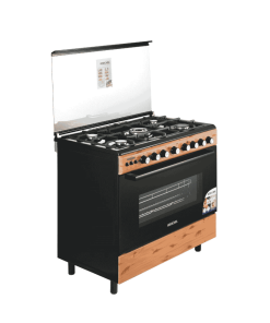 Alternative view of Bruhm 5 Burner Gas Cooker 90x60 Wood