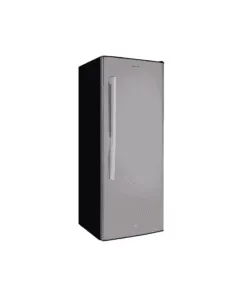 Bruhm 180L Vertical Chest Freezer with a long handle and dppr closed