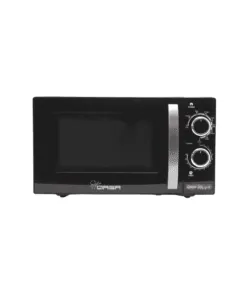 Qasa 20L Microwave Oven with Grill in color black.