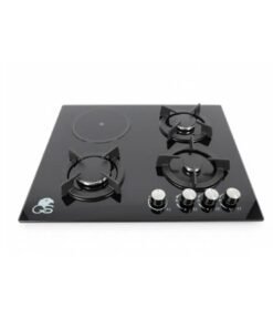 GS 3 Burner + 1 Hotplate Inbuilt Glass Gas Cooker