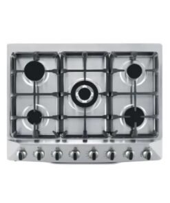Alternative view of Bruhm 80x60 5 Burner Stainless Steel Gas Cooker
