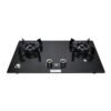 GS 2 Burner Flip Inbuilt Glass Gas Cooker