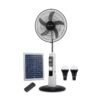 Duravolt 18-inch 4 in 1 Rechargeable Fan with Solar Panel