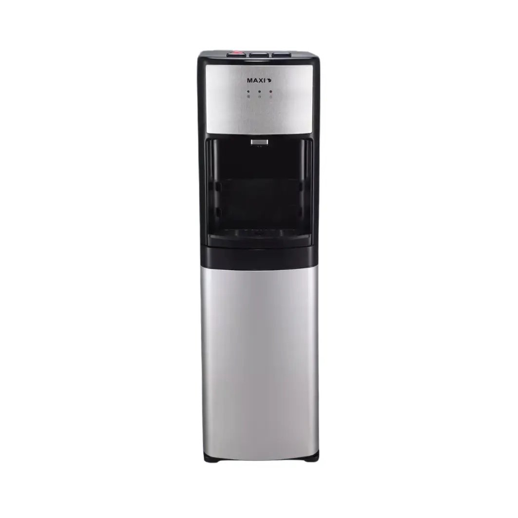 Maxi Water Bottom Loading Dispenser (MAXIWD1639S) – 3 Faucets, Sleek & Efficient