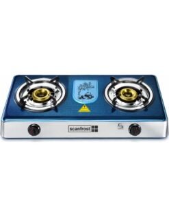 Scanfrost 2 Burner Stainless Table Top Gas Cooker SFTTC 2002
