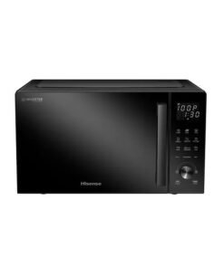 Hisense 34L Microwave Oven 1000W (H34MOBS10HG) featuring a digital control and timer