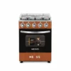 Nexus 4 Burner Gas Cooker Wood Finish 50x50